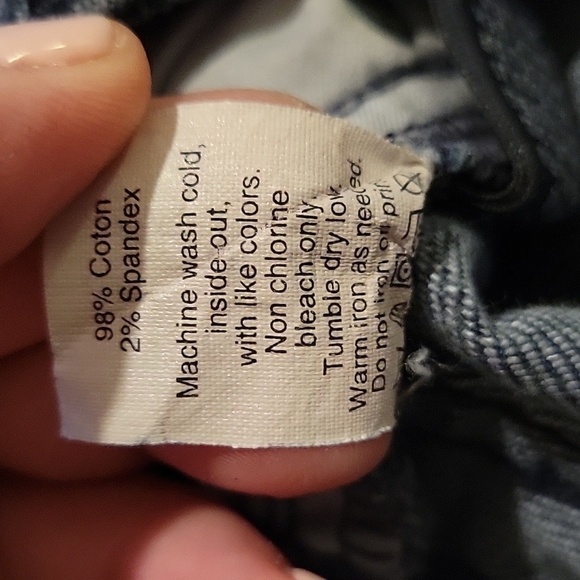 J CREW size 27 "toothpick" dark wash blue denim jeans - Picture 5 of 5